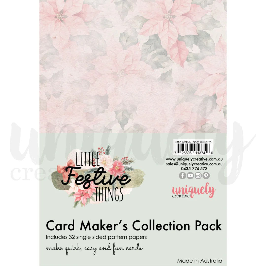Uniquely Creative Little Festive Things A5 Card Maker's Collection Pack
