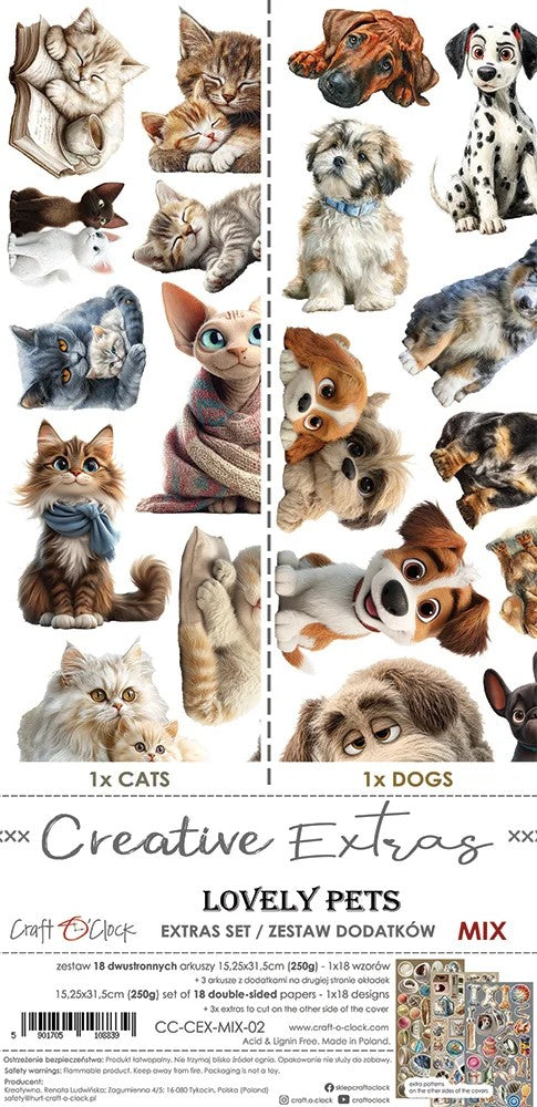 Craft O'Clock Lovely Pets Creative Extras