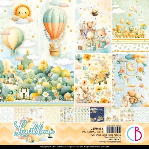 Ciao Bella Lunibloom 12"x12" Paper Collection Pack (12/pkg)