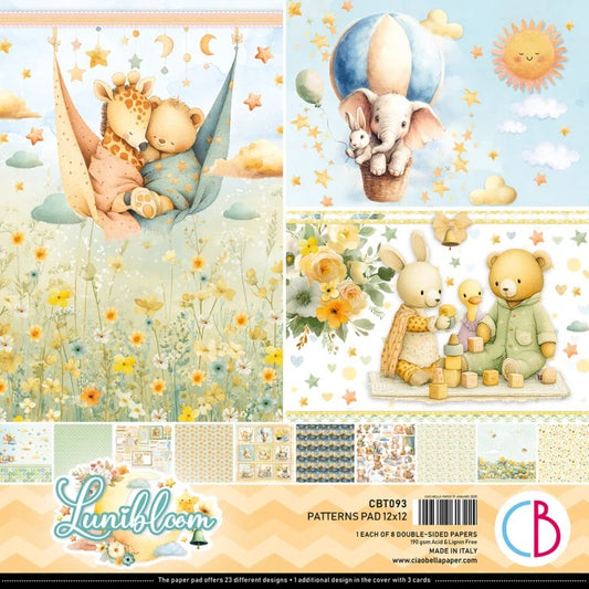 Ciao Bella Lunibloom 12"x12" Paper Collection Pack (8/pkg)