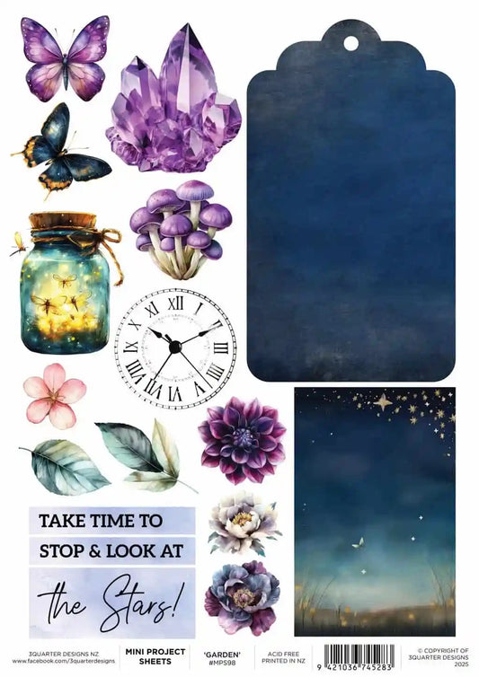 3 Quarter Designs Garden Mini Project Sheet