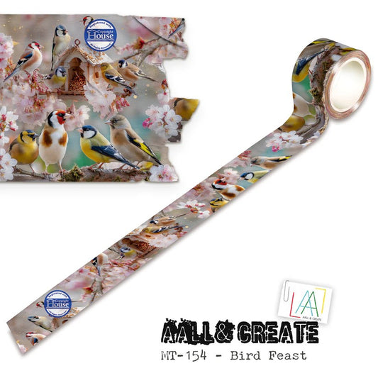 AALL & Create MT-154 Bird Feast Layer-it-up Washi Tape