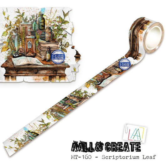 AALL & Create MT-160 Scriptorium Leaf Layer-it-up Washi Tape