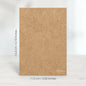 Mintay Greeting Card Base C05 11.5cm x 15.5cm - Kraft (10 pieces)