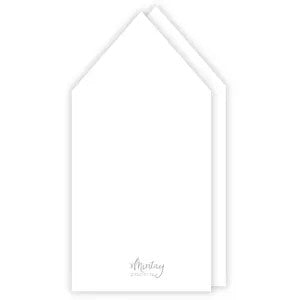 Mintay Basic Pencil Card Base - White (5 pieces)