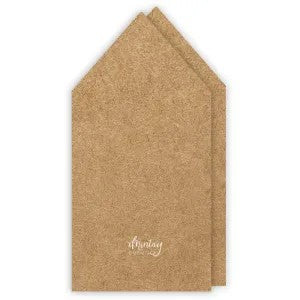 Mintay Basic Pencil Card Base - Kraft (5 pieces)