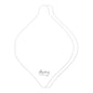 Mintay Basic Bauble Card Base - White (5 pieces)