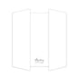 MIntay Basic Gatefold Card Base - White (5 pieces)