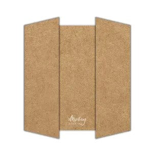 Mintay Basic Gatefold Card Base - Kraft (5 pieces)
