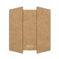 Mintay Basic Gatefold Card Base - Kraft (5 pieces)