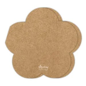 Mintay Basic Flower Card Base - Kraft (5 pieces)