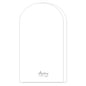 Mintay Basic Arch Card Base - White (5 pieces)
