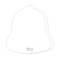 Mintay Basic Bell Card Base - White (5 pieces)