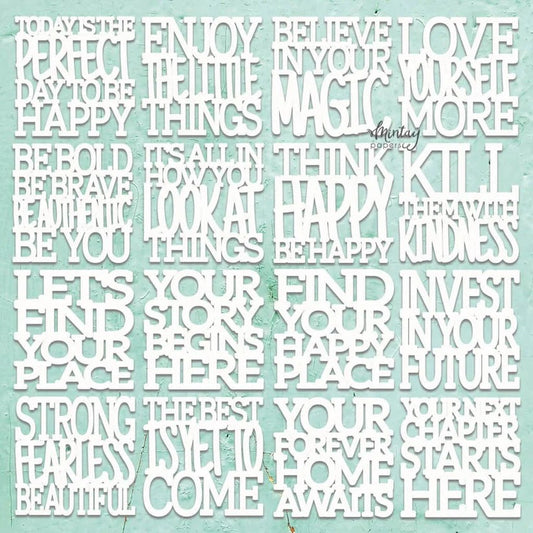 Mintay Chippies MT-CHIP2-D113 Motivational Words