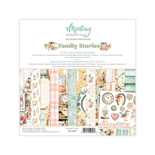 Mintay Family Stories 8"x8" Paper Pad