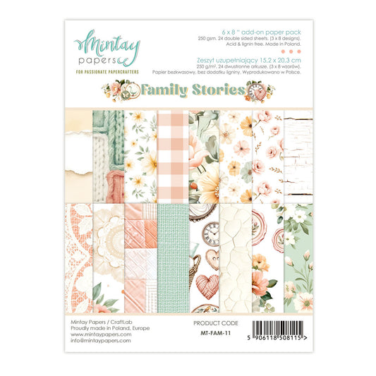 Mintay Family Stories 6"x8" Paper Pad
