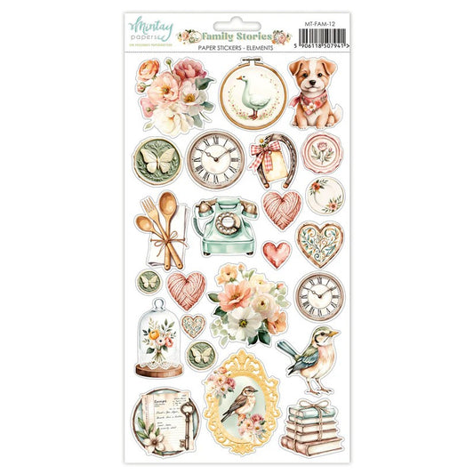 Mintay Family Stories Paper Element Stickers