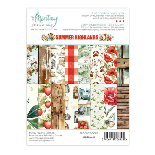 Mintay Summer Highlands 6"x8" Paper Pad