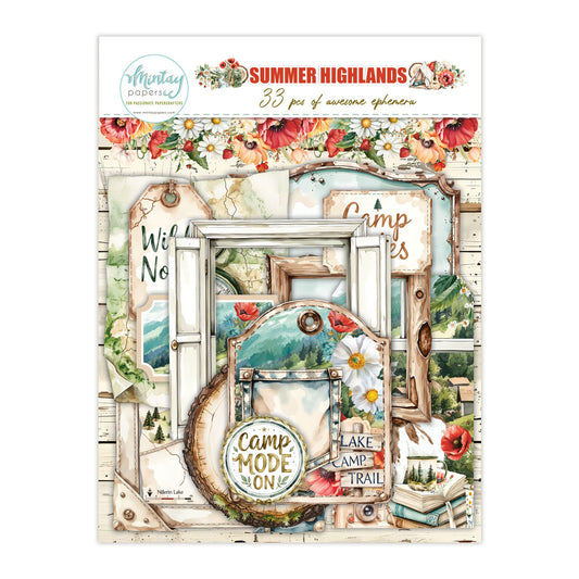 Mintay Summer Highlands Ephemera Pack