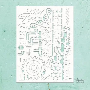 Mintay Kreativa Stencil - Mixed Media 11