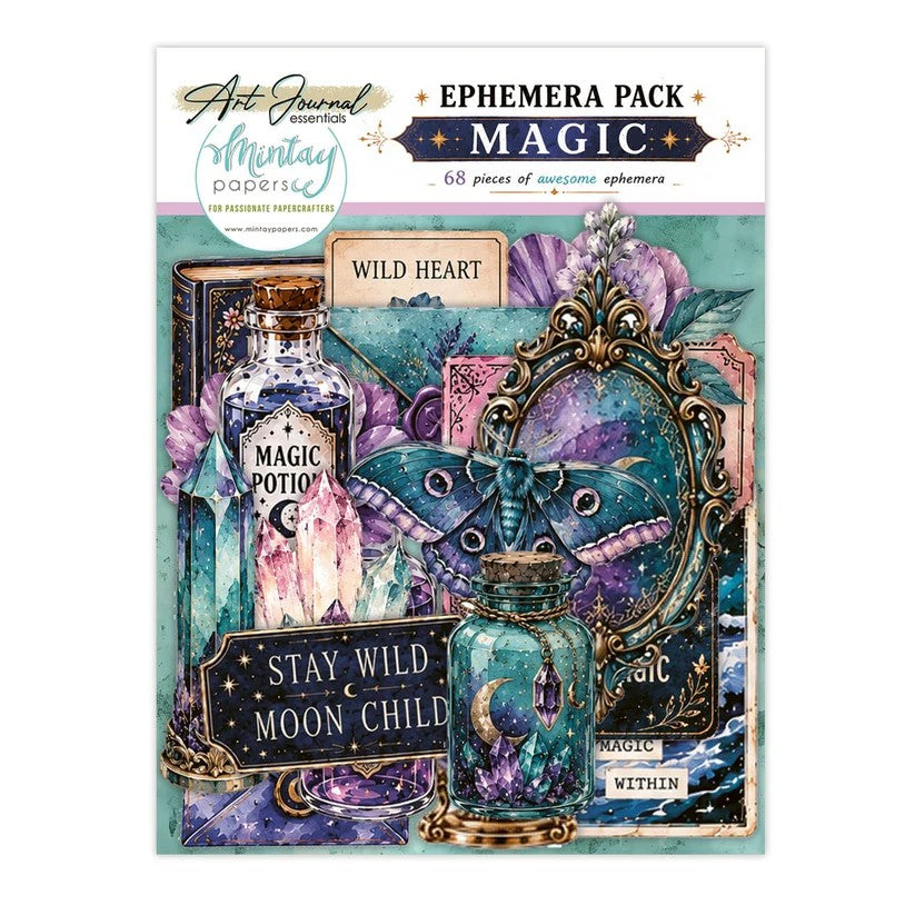 Mintay Art Journal Essentials Magic Ephemera Pack