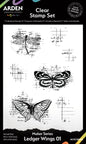 Arden Creative Studio Stamp Set - Maker Series Ledger Wings 01