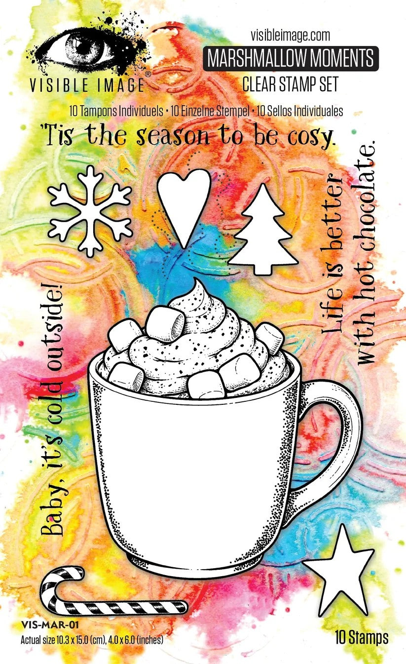 Visible Image Marshmallow Moments 6"x4" Stamp Set