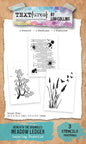 Text(ures) by Lou Collins Beneath the Brambles Meadow Ledger Layering Stencils