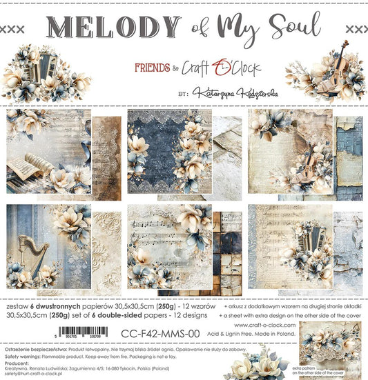 Craft O'Clock Melody of my Soul 12"x12" Paper Collection Pack