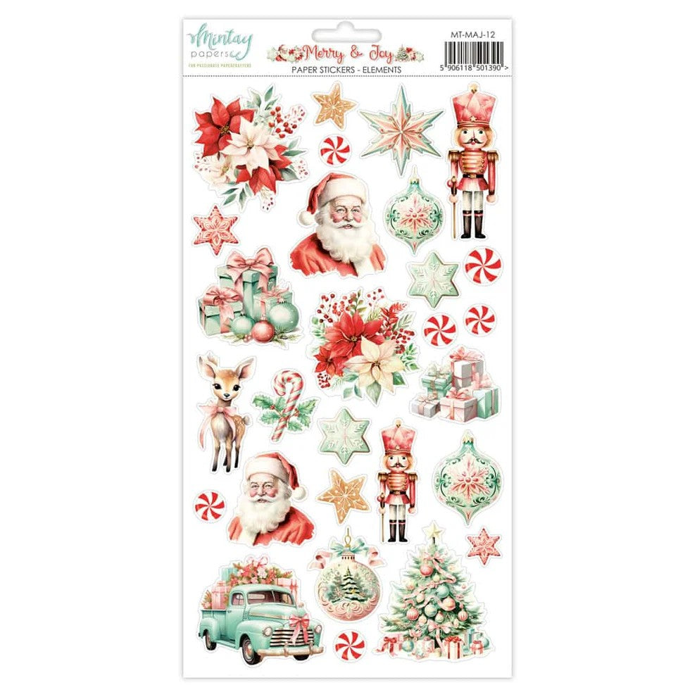 Mintay Merry & Joy Elements Paper Stickers