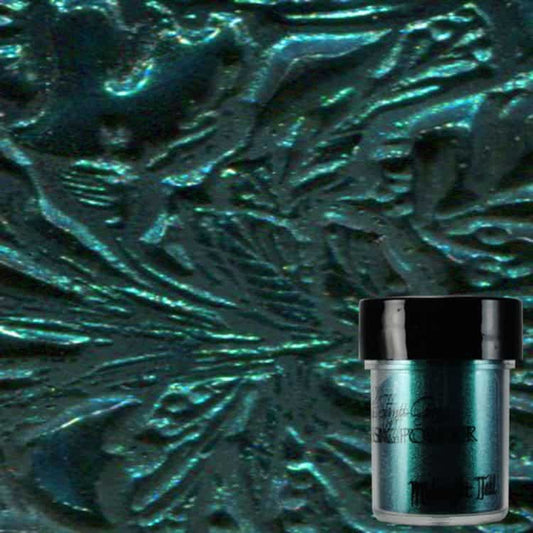 Lindy's Gang Midnight Teal Obsidian - Embossing Powder