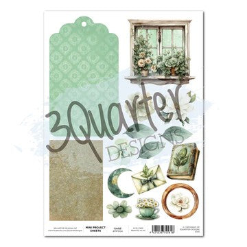 3 Quarter Designs Sage Candlelight Mini Project Sheet