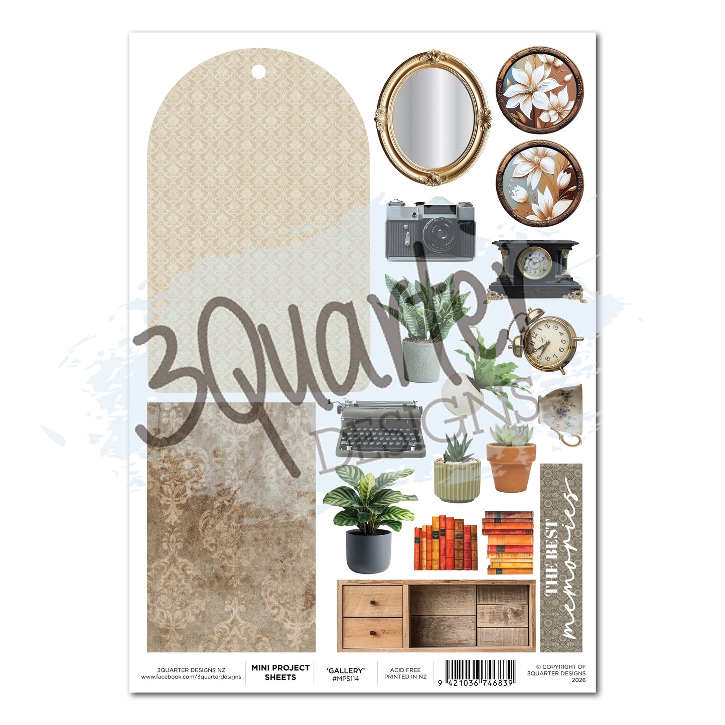 3 Quarter Designs Gallery Mini Project Sheet