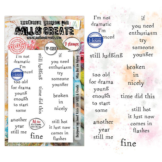 AALL & Create Miss Dee on Aging TP-1381 Stamp Set