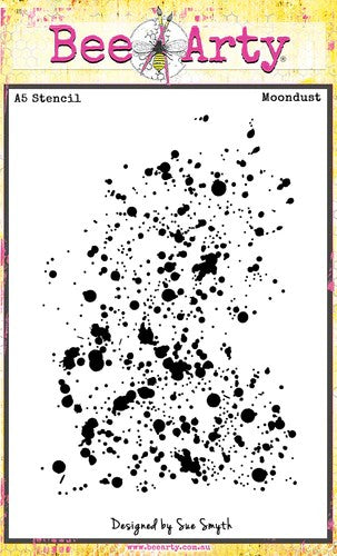 Bee Arty Moondust A5 Stencil