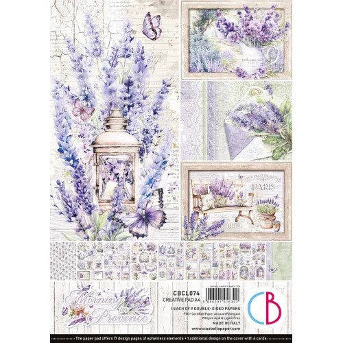 Ciao Bella Morning in Provence A4 Creative Pad