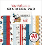 Echo Park Mouse and Me 6"x6" Mega Paper Pad