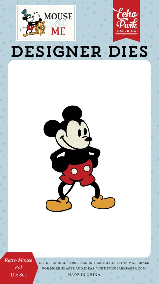 Echo Park Mouse and Me Retro Mouse Pal Designer Die