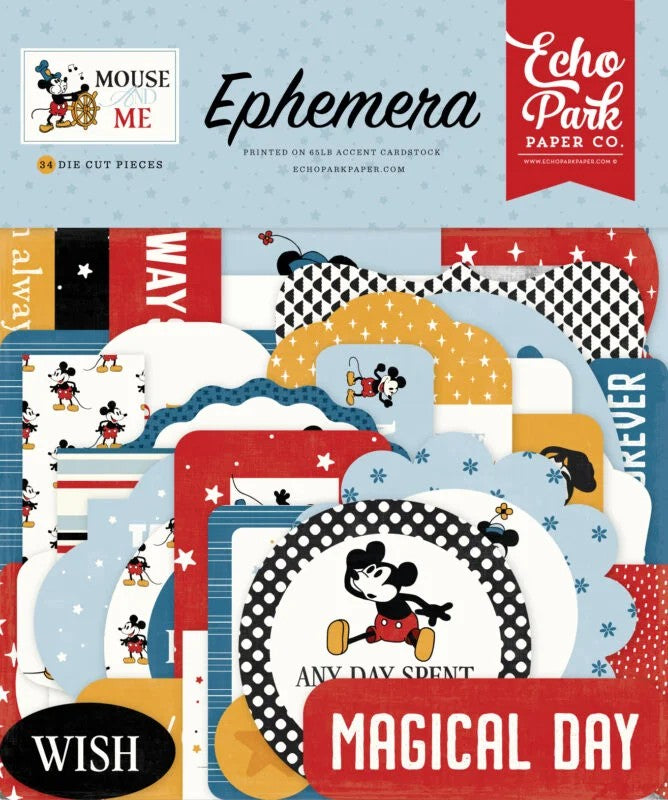 Echo Park Mouse And Me Ephemera