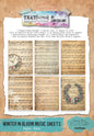 TEXT(ures) by Lou collins Winter in Bloom Music Sheets Paper Pad 5"x7"