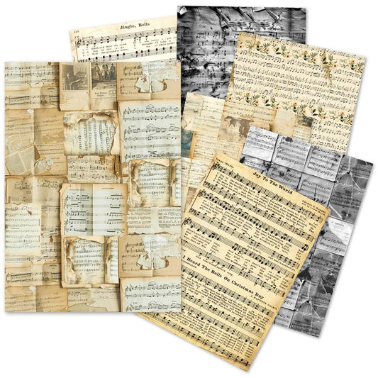 Ciao Bella Lu Mania Music Sheets Tissue Paper Pack (A5)