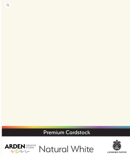 Arden Creative Studio A4 Premium Cardstock - Natural White