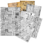 Ciao Bella Lu Mania Newspapers Tissue Paper Pack (A5)
