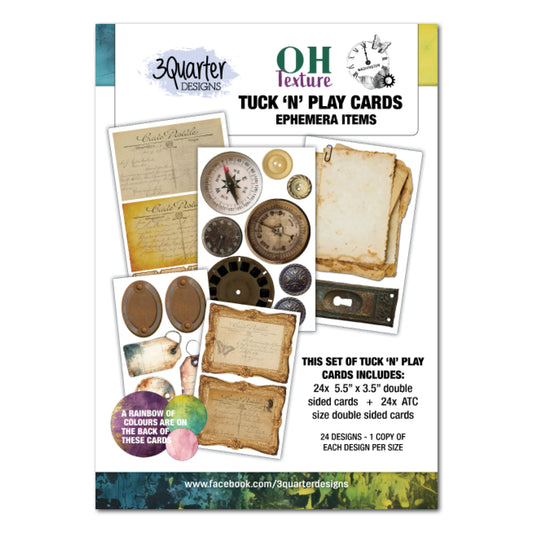 3 Quarter Designs Oh Texture Tuck n Play Cards