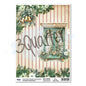 3 Quarter Designs Pine Festivities A4 Rice Paper