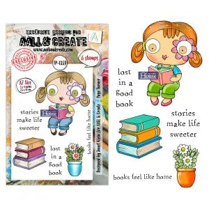 AALL & Create Page Turner A7 Stamp Set