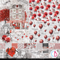 Ciao Bella Paris je t'aime 12"x12" Paper Collection Pack (8/pkg)