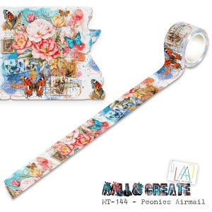 AALL & Create Peonies Airmail Washi Tape