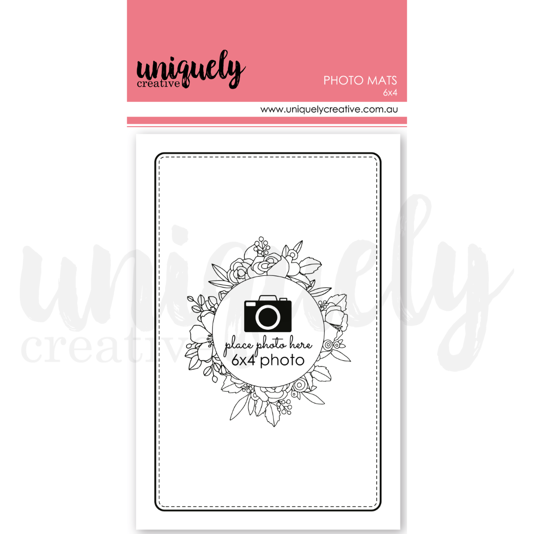 Uniquely Creative 6"x4" Photo Mats