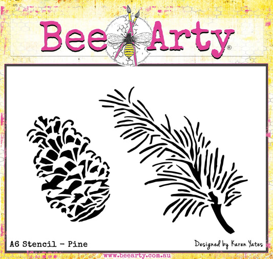 Bee Arty Pine - A6 Stencil